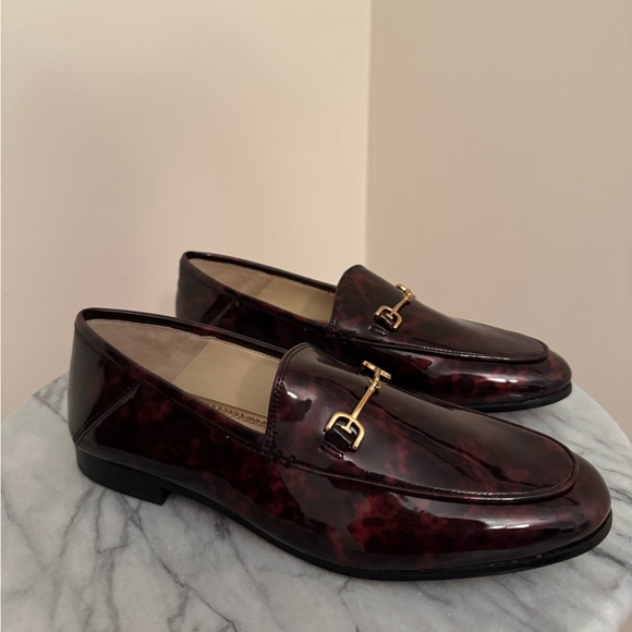 Sam Edelman Loraine Bit Loafers Women’s Size 7 NIB Coffee Multi Patent Leather - Picture 3 of 8